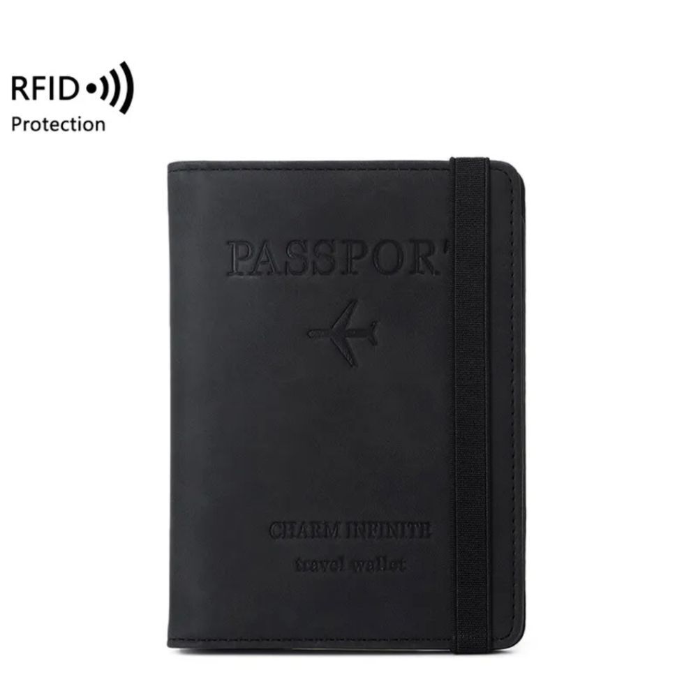 Passport Holder Travel Essentials Passport Wallet RFID Blocking for Men Women US
